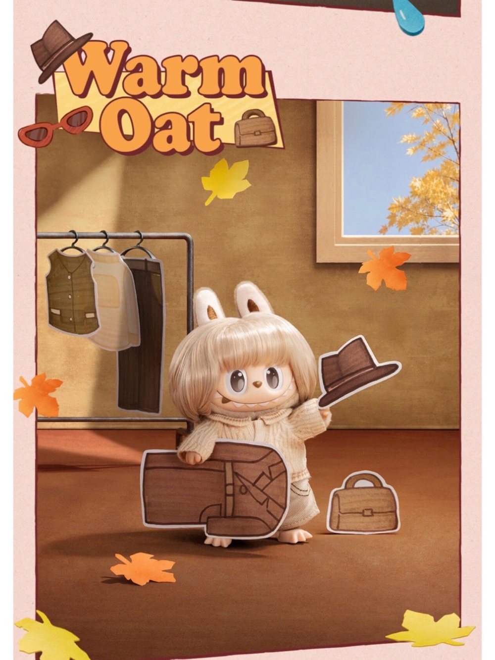 POP MART The Monsters Hair Salon Series Plush Pendant - confirmed Warm Oat